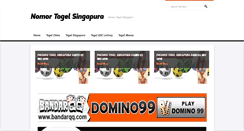 Desktop Screenshot of nomortogelsingapura.com