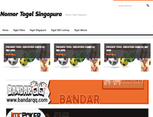 Tablet Screenshot of nomortogelsingapura.com